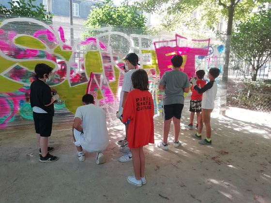 Stage street art 3h - 5/10 ans - Paris 3è